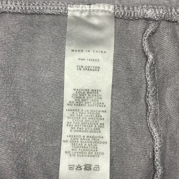 LACAUSA Slater Sweatshorts in Washed Gray - Picture 8 of 10